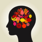26130438 – head made of fruit. a vector illustration