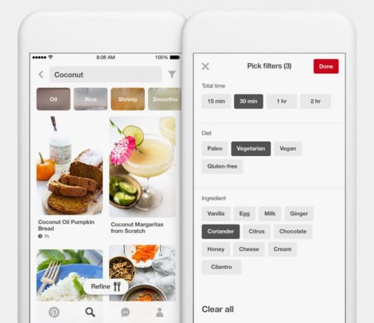 Pinterest, Shazam de la cuisine Pinterest recettes