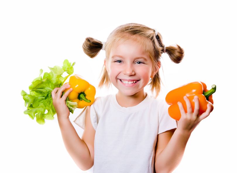 enfants et légumes